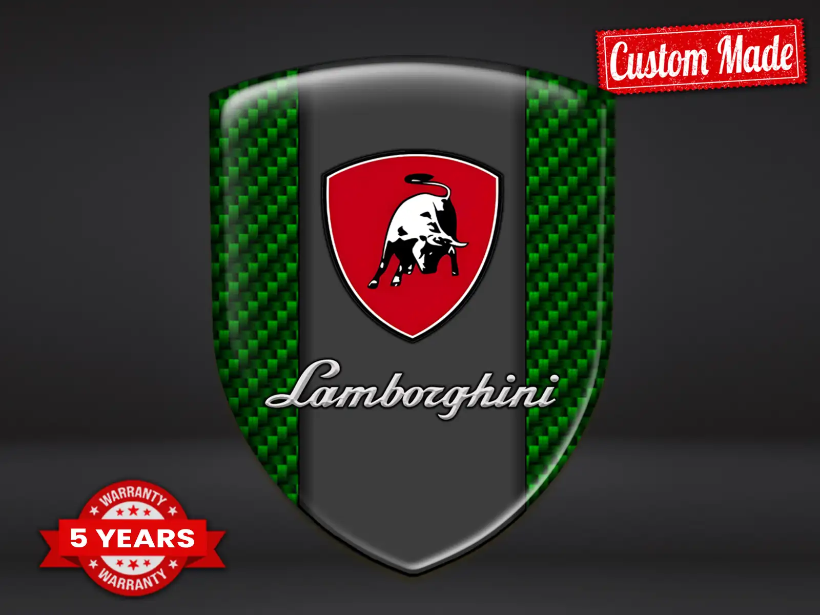 Lamborghini Windschutzsticker Universal Exklusiv Anpassbar